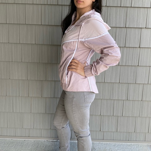 Nike Millennial Pink 90s Windbreaker Jacket Small - Picture 7 of 8